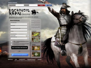 Screenshot vom Spiel Dschingis Khan Online