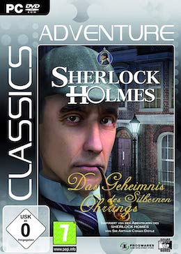 PC-Cover zum Adventure Sherlock Holmes: Das Geheimnis des silbernen Ohrrings