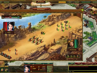 Screenshot aus dem Spiel Dschingis Khan Online