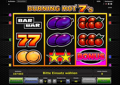 Burning Hot 7s Screenshot