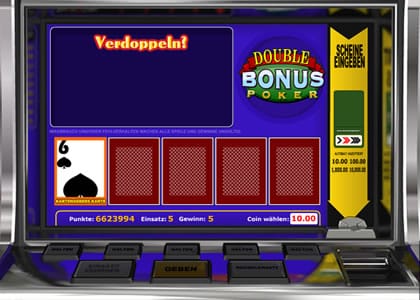 Double Bonus Poker Screenshot
