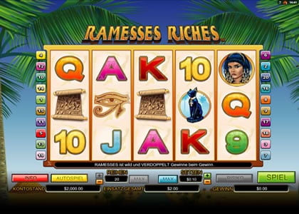 Ramesses Riches Screenshot